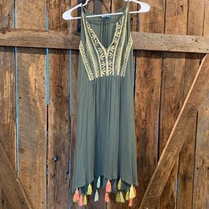 Tassel swim cover up